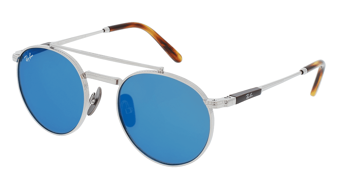 Ray Ban RB8237 Round ii Titanium Sunglasses Designer Glasses
